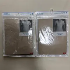 【新品】UNIQLO AIRism マイクロメッシュ Vネック シャツ ユニクロ