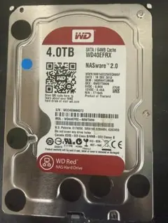 WD Red HDD 4TB 3.5インチ×1個