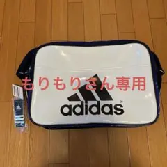 adidas 中型バッグ ホワイト/ブラック