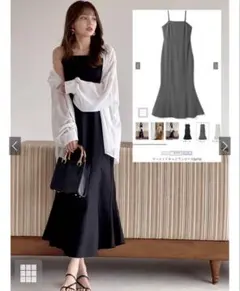 GRL マーメイドキャミワンピース【ai16】Lサイズ