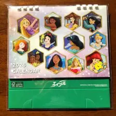 2026年 ディズニープリンセス 卓上カレンダー