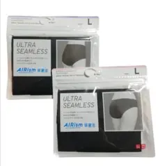 新品 2枚組 エアリズム シームレスショーツ ジャストウエスト&ヒップハンガー