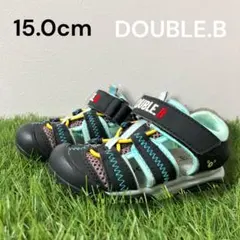 mikihouse DOUBLE.B ダブルB メッシュ サンダル 15cm