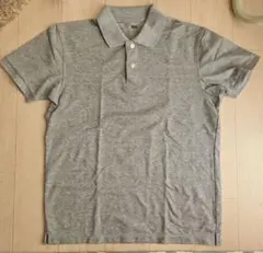 新品 UNIQLO グレー ポロシャツ M