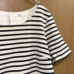 ニーム　Nîmes カットソー　ボーダー　レース付きのサムネイル