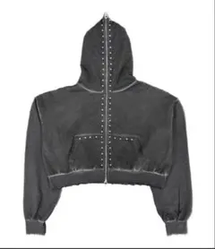 typeshade type cross fox fur hoodie - メルカリ