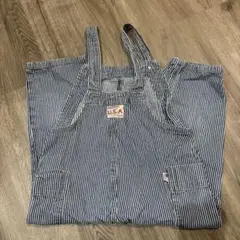 ストライプ柄オーバーオール 100cm