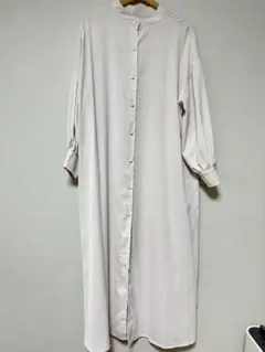 BREEZE ライトピンク シャツワンピース 長袖