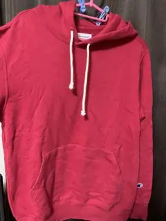 ｓ*ｉ様 Champion】赤 パーカー フーディー 男女兼用 シンプル