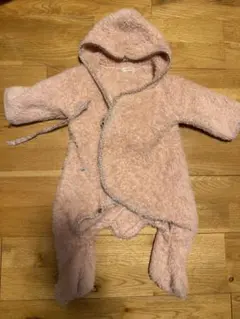 PATACHOU フリース フード付きロンパース カバーオール