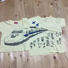 新幹線柄 Tシャツ 2枚セット 2A 6Aのサムネイル