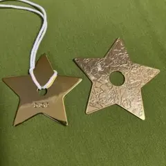 Dior 星型チャーム ゴールド　2枚セット