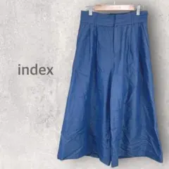 【インデックス】ガウチョパンツ M カジュアル ウエスト後ろゴム ボトムス