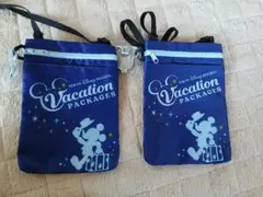 【値下げ】★ディズニーバケーションパッケージ　ポーチ　2個セット★