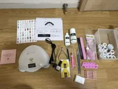 ジェルネイル　セット　ジェルカラー　筆　LED LIGHT まとめ売り