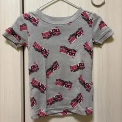消防車　乗り物　男の子　Tシャツのサムネイル