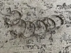 【新品】シルバー ブレスレット 6セット