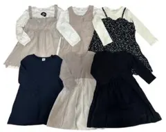 ❤️120❤️新品タグ付き❤️6点SET❤️ワンピース❤️エプロンワンピ❤️