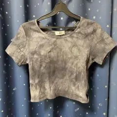 エヴリス　ショート丈Tシャツ　リブ　タグ付未使用新品