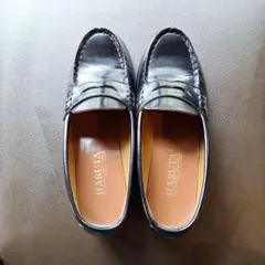 レディースHARUTA ARVIN ローファー 23.5cmEE 黒　本革