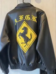 フェラーリ a few Goodkids レザー ジャケット スタジャン 革