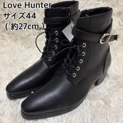 【極美品】LoveHunter ハイヒールストームブーツ　黒　27cm メンズ