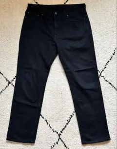 リーバイス 511 ブラック ストレートフィット デニムパンツ W33