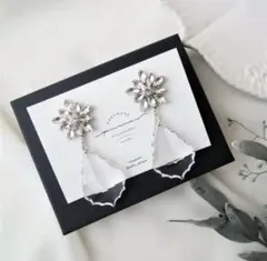 ブライダルアクセサリー♥スワロフスキークリスタル　イヤリング