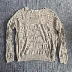 earth music&ecology ニット セーター グレー