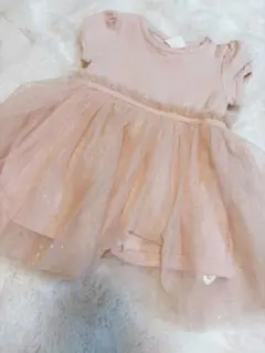 ピンク チュール ワンピース 6-9ヶ月　H&M