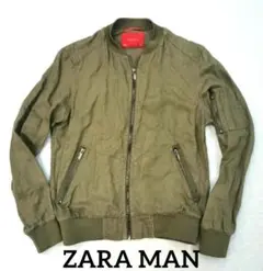 【美品】ZARA MAN ★ リネンジャケット　US『S』