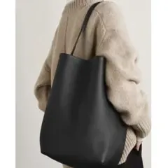 ザ ロウ風 牛革バケットトート ショルダーバッグのサムネイル