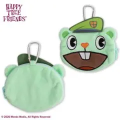 サンキューマート ハッピーツリーフレンズ　ハピツリ　フリッピー ダイカットポーチ