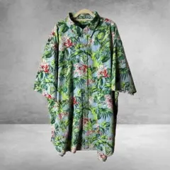 Ralph Lauren ラルフローレン アロハシャツ ボタニカル柄 2XLTのサムネイル