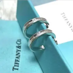 ティファニー　ナローフープピアス1837 フルセット　925