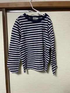 ミキハウス　DOUBLE.B 長袖ストライプTシャツ 130