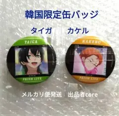 タイガ　カケル　韓国限定缶バッジ　KING OF PRISM　キンプリ　キンツア