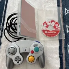 ゲームキューブ コントローラー シルバー　NARUTO