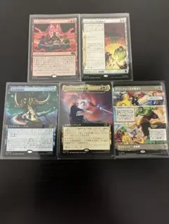 MTG マーベル　日本語　Rレア　エンチャント5枚セットのサムネイル