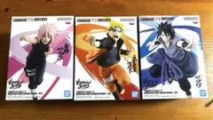 【送料込】NARUTO VIBRATION STARS フィギュア 3種セット