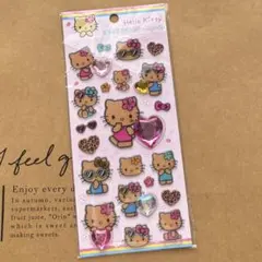 キラキララインストーンシール　ハローキティ　日焼けキティ　サンリオ　正規品