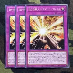 遊戯王 怒りの業火エクゾードフレイム 3枚セット くまろんA