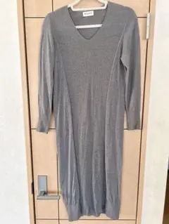 PLSTニットワンピース