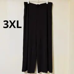 UNIQLO クレープジャージーストレートパンツ 3XL ダークブラウン 茶色
