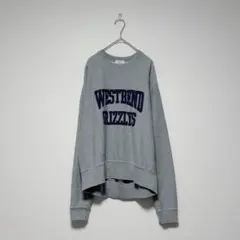 LOWRYS FARM ローリーズファーム ロゴスウェット グレー トレーナー