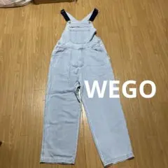 WEGO 青デニムオーバーオール M