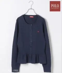新品未開封　POLO BCS(ポロ・ビーシーエス)フリルヘムニットカーディガン