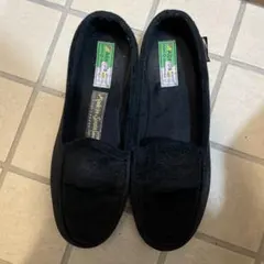 ブラック モカシン 靴 Made in Spain ベロア