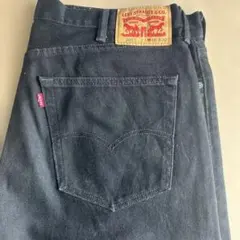 Levi's505ブラックデニムW38L30