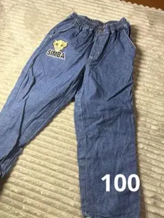 futafuta ディズニー シンバ デニムパンツ 100